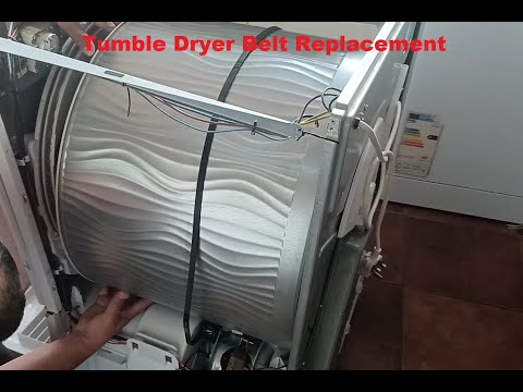 Видео: Как заменить ремень конденсаторной сушильной машины в Hotpoint, Indesit или Creda