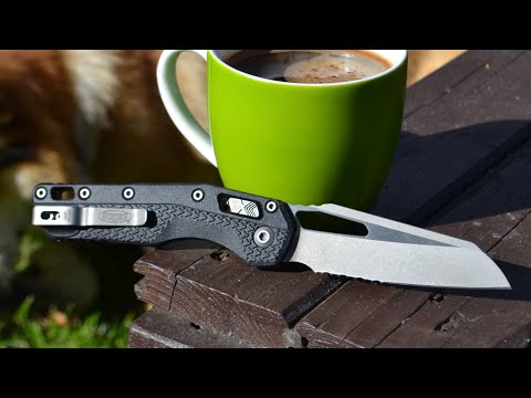 Видео: Microtech MSI Partial Serrated кухонный тест