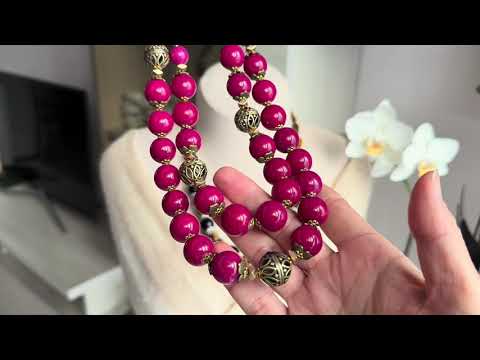 Видео: Намистотерапія… Було-стало… Оновлені прикраси для Інеси…