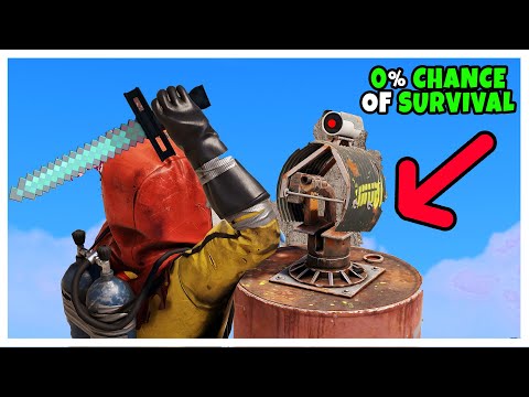 Видео: Захват игроков и принуждение их сражаться с турелью — Rust