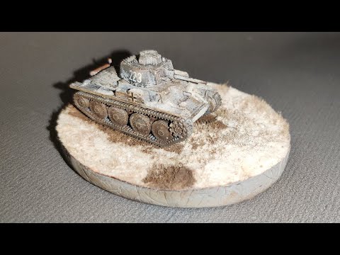 Видео: Покраска Pz38  Звезда 1:100
