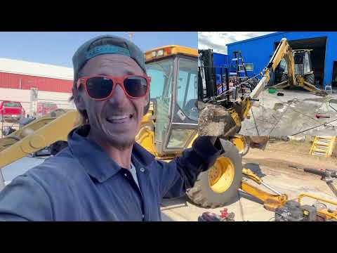 Видео: Ремонт треснувшей рукояти погрузчика