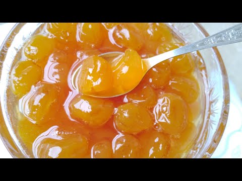 Видео: Янтарное Варенье из белой черешни. Весь Секрет в Приготовлении! White Cherry Jam /Ağ gilas mürəbbəsi