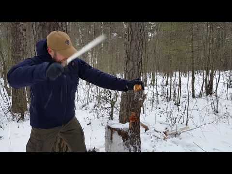 Видео: Мачете BUSH MATE CONVEX Kizlyar Supreme. Уличный тест