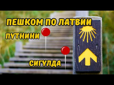 Видео: Пешком по Латвии дорогой пилигримов, из Путнини в Сигулду.