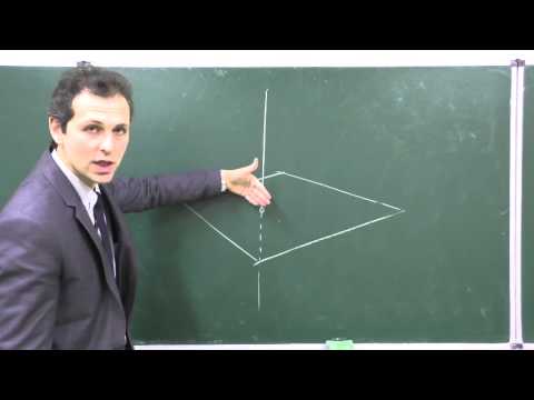 Видео: Признак перпендикулярности плоскостей