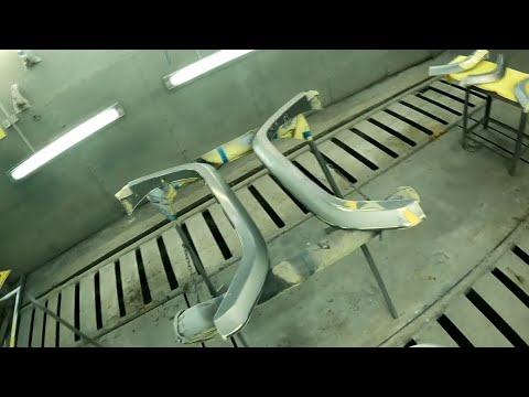 Видео: Подготовка к покраске расширителей арок из стеклопластика LC Prado 78 ч 15