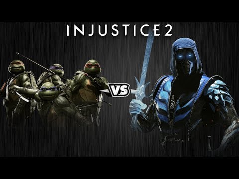 Видео: Injustice 2 - Черепашки-Ниндзя против Саб-Зиро - Intros & Clashes (rus)