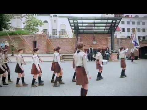 Видео: дефіляда 22 -го куреня УПЮ ім. Марічки Підгірянки