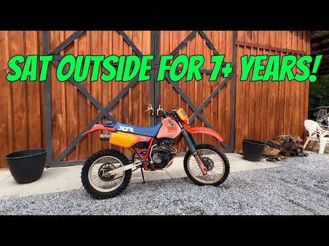 Видео: Возрождение Honda XR350R 1985 года — заведется ли она после 7 лет простоя?
