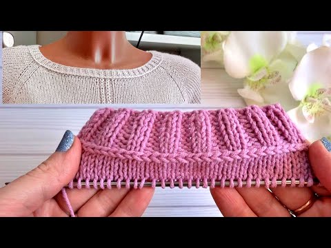 Видео: Поперечная (горизонтальная) лицевая. Мастер-класс #вязание #knitting #crochet