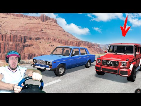 Видео: ВАЗ 2106 ПРОТИВ ГЕЛИКА - КТО БЫСТРЕЕ - ГОНКА В BeamNG Drive