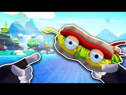 Видео: ЭТО ЖЕ РЫБА СЭНДВИЧ! - Crazy Fishing VR - УГАРНАЯ РЫБАЛКА В ВР - HTC Vive ВИРТУАЛЬНАЯ РЕАЛЬНОСТЬ