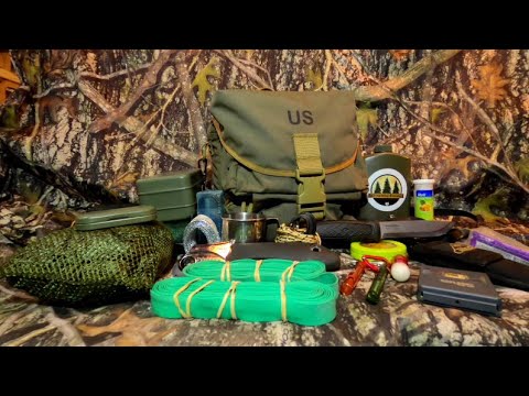 Видео: Набор для выживания в жаркую погоду Hidden Woodsmen M55 Haversack