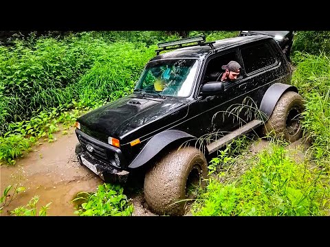 Видео: Нива и 36 колеса - ЭТО РЕАЛЬНО на прямых мостах? Посмотрим...