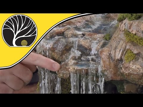 Видео: Модель водопадов и порогов — модель пейзажа | Лесные пейзажи