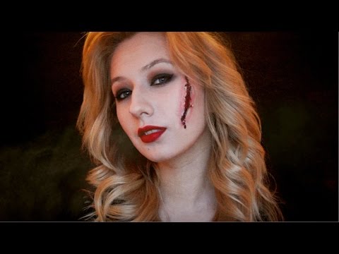 Видео: Грим: открытая рана из ПВА! VERY EASY