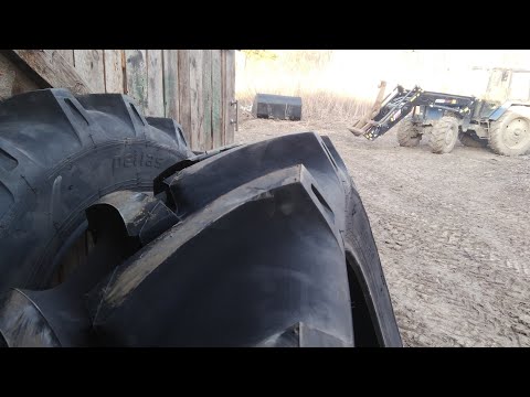 Видео: Нові задні колеса для мтз 82. Чому я обрав  Petlas 15.5-38 14pr 145 A6