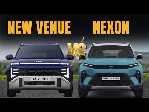 Видео: Новый Hyundai Venue Facelift против Tata Nexon | Новый Venue против Nexon | Что лучше? | Antique ...