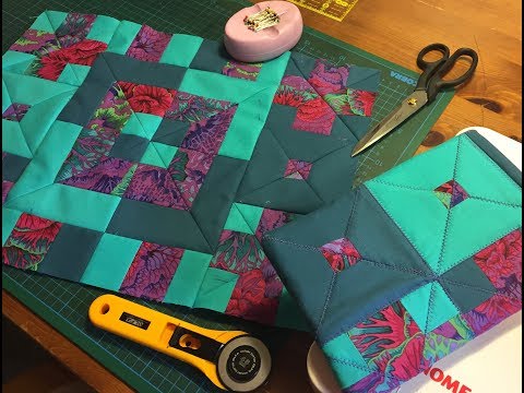 Видео: Лоскутное шитьё, пэчворк. Обзор швейной машинки Janome QDC 5120