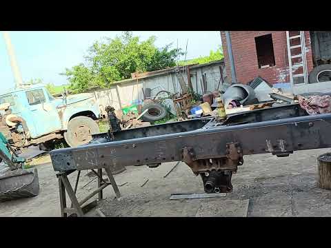 Видео: телега КамАЗ на Мерседес..как установить???