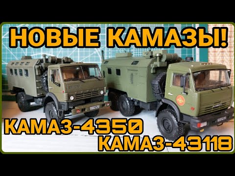 Видео: НОВЫЕ КАМАЗЫ В КОЛЛЕКЦИИ! КАМАЗ-43118 Б-240 И КАМАЗ-4350 КУНГ!