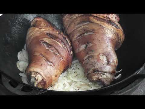 Видео: Казан. Рульки томлёные в томатном соке.