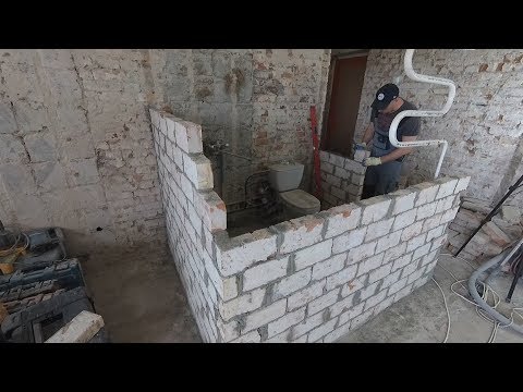 Видео: Возведение новых перегородок в квартире. Переделка хрущевки от А до Я. #3