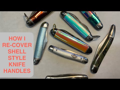 Видео: ЗАМЕНА ОБОЛОЧКИ РУЧКИ КАРМАННОГО НОЖА. ПОШАГОВОЕ РУКОВОДСТВО