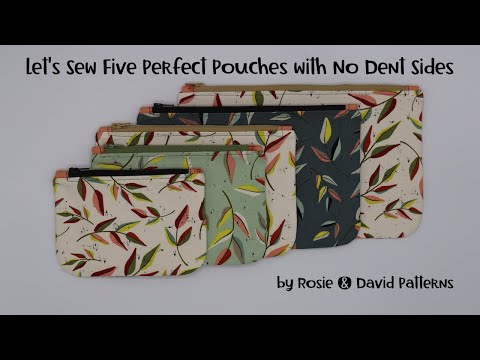 Видео: Давайте сошьём пять идеальных сумочек от Rosie & David Patterns — DIY — Бесплатная выкройка