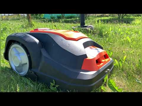 Видео: Робот газонокосилка Robokos RK900 - 950B. Репортаж с места установки и запуска. Первые впечатления!