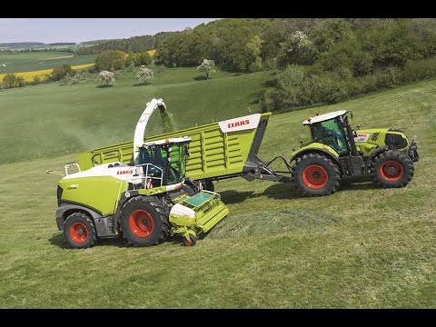 Видео: Farming simulator 2019 заготовка сечки. ТЕХНИКА CLAAS Видео 4к