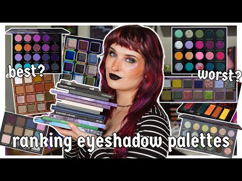 Видео: рейтинг моих последних 12 палитр