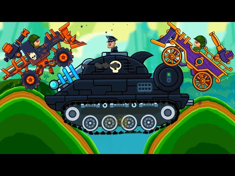 Видео: Танк ДЮНА в Hills of steel #55 Яростный и Колесница. Схватка с Боссом на Машинки Кида