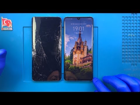 Видео: Трапеция! Разбил! Работает ли Huawei P30 Pro после замены экрана?