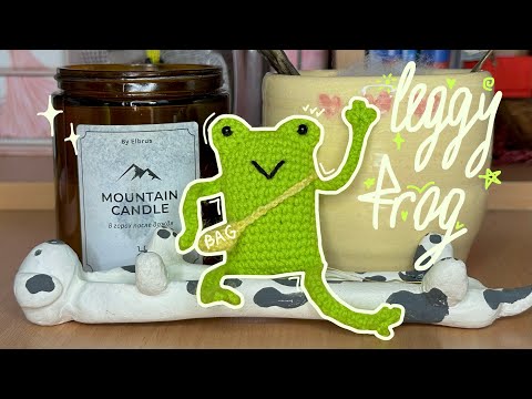 Видео: Вязание лягушки крючком | leggy frog🐸