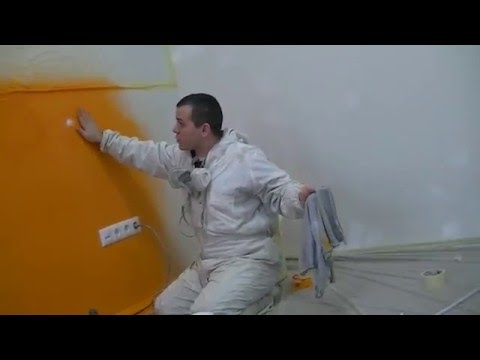 Видео: Востановление дефектов на стене в покраске