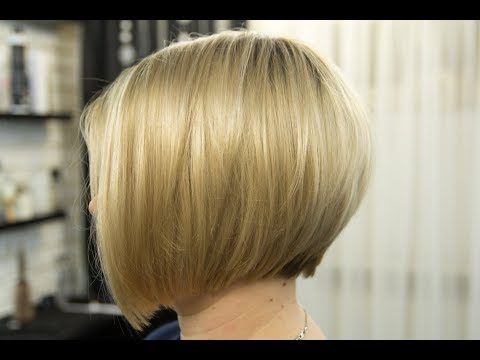 Видео: Градуированный Боб. Короткая женская стрижка 2018 / Bob / Short women Haircut. Fashion Haircut 2018