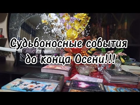 Видео: Судьбоносные события до конца Осени ⁉️🔮🗝️🔥🔥🔥