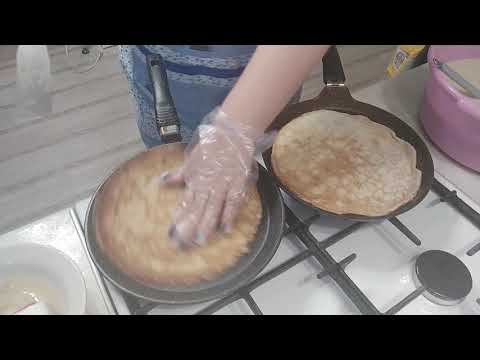 Видео: Блинчики от Маринки-Мандаринки🥞🥞🥞👌 Феерия вкуса!🎆🎆🎆 Замешиваю и пеку👩‍🍳