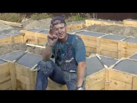 Видео: Фундамент под НЕСЛОЖНЫЙ дом для ПОДПИСЧИКА с перепадами и ЗАМОРОЧЕННЫМ армированием. Часть 5.