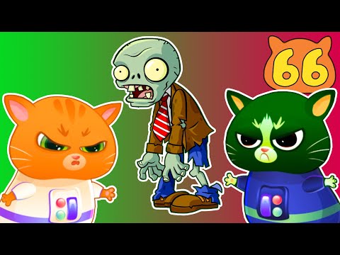 Видео: Суровый КОТИК БУБУ №66. Возвращение Старкота. Коты и Зомби  Мультик ИГРА про котят на Хвостик ТВ
