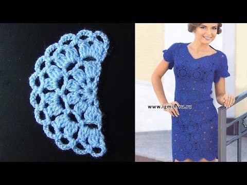 Видео: Как связать половинку мотива.