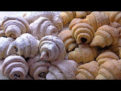 Видео: Рогалики песочно-дрожжевые "Малыши"