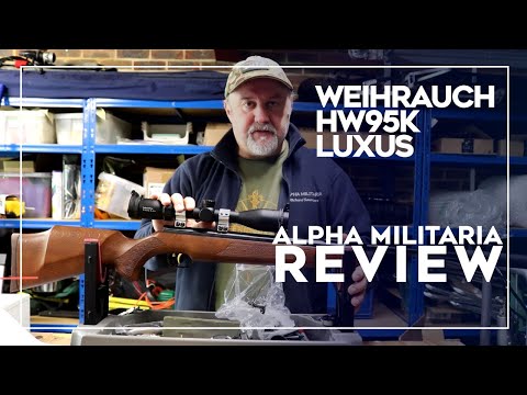 Видео: Обзор и тест Weihrauch HW95K Luxus — лучший пружинный ствол с разрывным стволом?