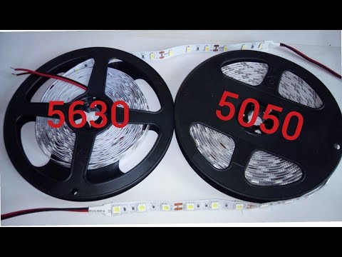 Видео: Светодиодная лента 5630 или 5050?