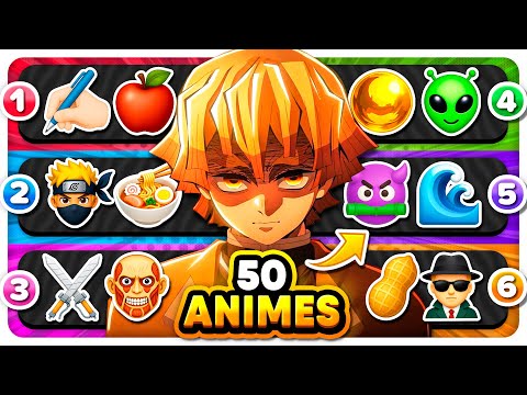 Видео: Сможешь УГАДАТЬ АНИМЕ только по ЭМОДЗИ? 🎮🤔 (50 Популярных Аниме) 🔥