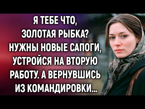 Видео: Я тебе что, золотая рыбка? Нужны новые сапоги, устройся на вторую работу. А вернувшись…