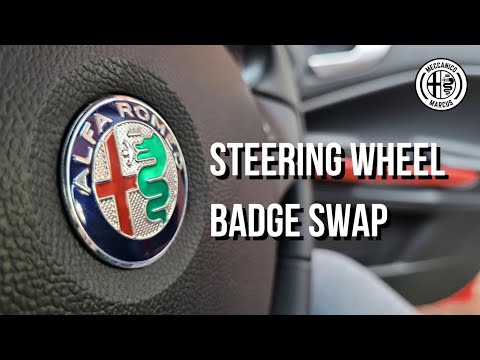 Видео: Замена значка на руле Alfa Romeo