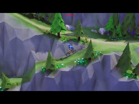 Видео: Одинокая гора! Прохождение игры  Lonely Mountains Downhill #3d